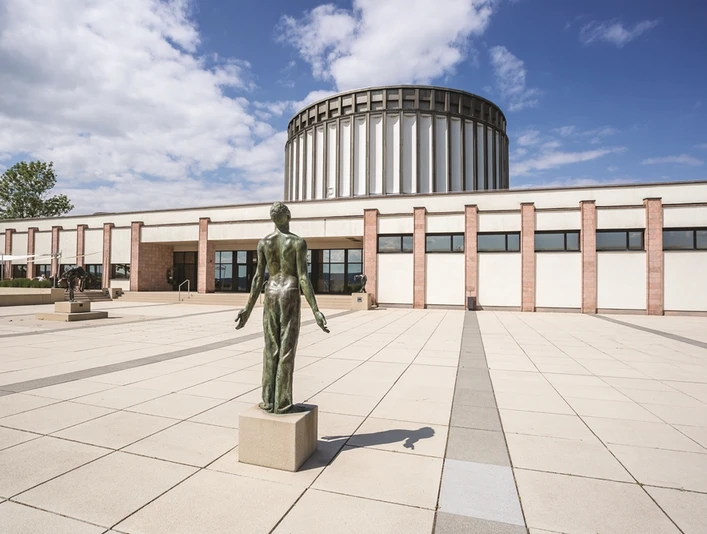 Eingang des Panorama Museums in Bad Frankenhausen Eingang des Panorama Museums in Bad Frankenhausen