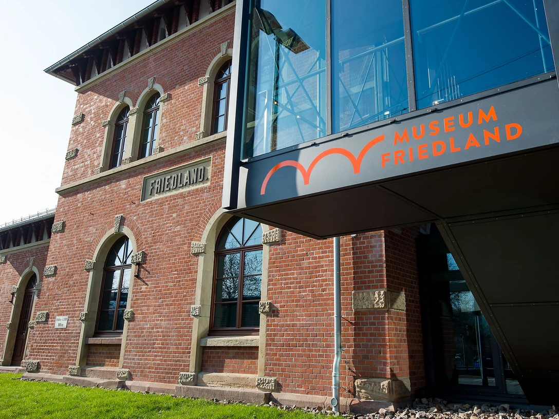 Das Museum Friedland befindet sich im historischen Bahnhof des Ortes.