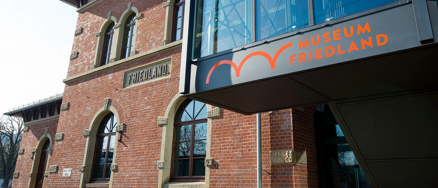 Das Museum Friedland befindet sich im historischen Bahnhof des Ortes.