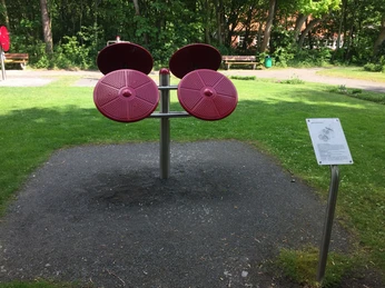Fitness-Parcours-Januspark-Juist Outdoor Fitness Training im Januspark