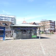 Der Pavillon direkt am Bahnhof