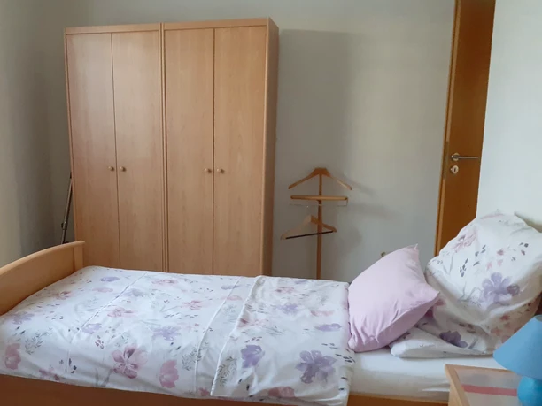 Slaapkamer van de vakantiewoning Pülsch
