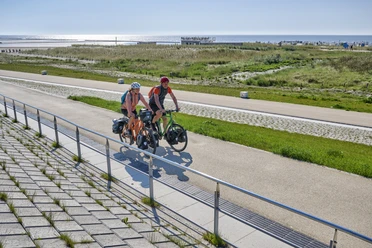 Radfahren am Wattenmeer in Norden-Norddeich