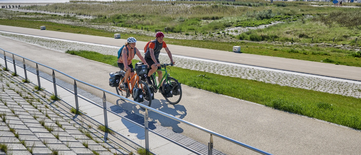 Radfahren am Wattenmeer in Norden-Norddeich