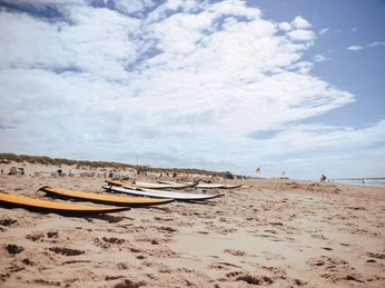 Surfboards am Strand