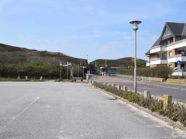 Parkplatz am Strand