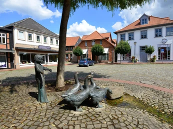 Gänseliesel am Wittinger Gänsemarkt Gänseliesel am Wittinger Gänsemarkt