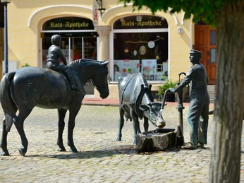 Wittinger Marktplatz mit den Ackerbürgern Wittinger Marktplatz mit den Ackerbürgern