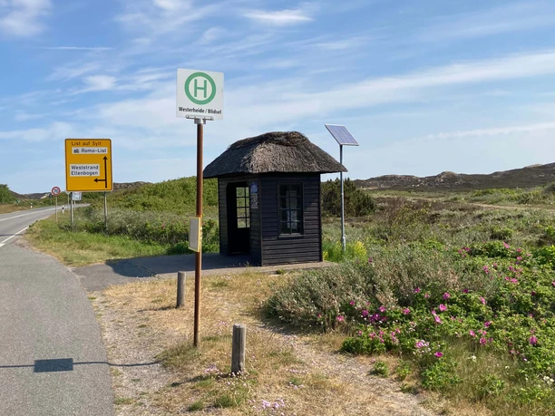 Bushaltestelle Westerheide Richtung List Bushaltestelle Westerheide