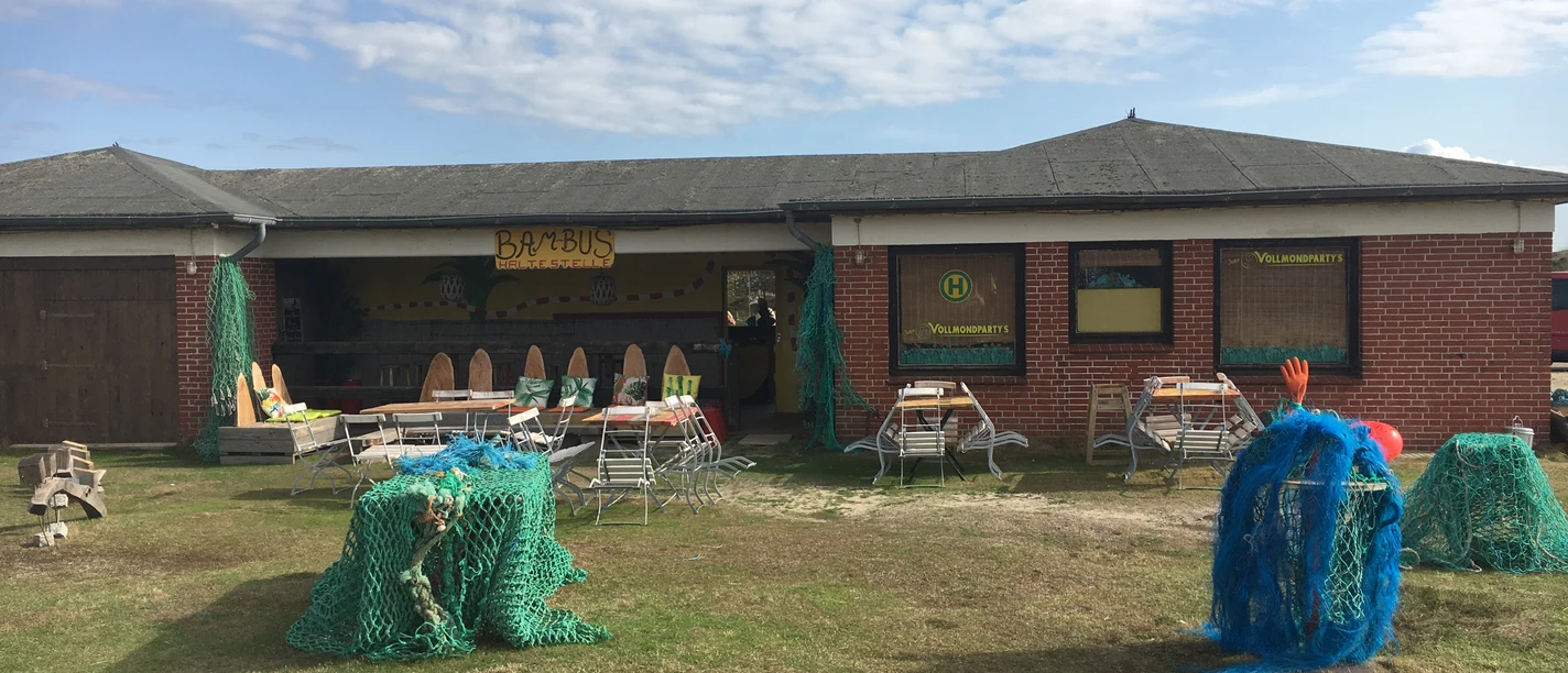 Bambus-Bar in List Bambus-Bar in List auf Sylt