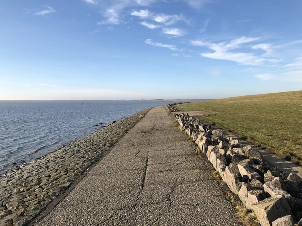 Fahrradweg am Archsumer Deich