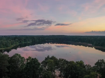 Der Große Bullensee aus der Vogelperspektive Der Große Bullensee aus der Vogelperspektive