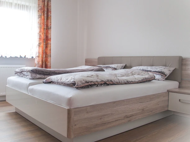 Ferienwohnung, Schlafzimmer im Landhaus Maria Bad Schönborn