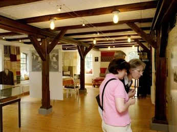Ausstellungsraum der Wassermühle Sittensen Ausstellungsraum der Wassermühle Sittensen