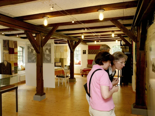 Ausstellungsraum der Wassermühle Sittensen Ausstellungsraum der Wassermühle Sittensen