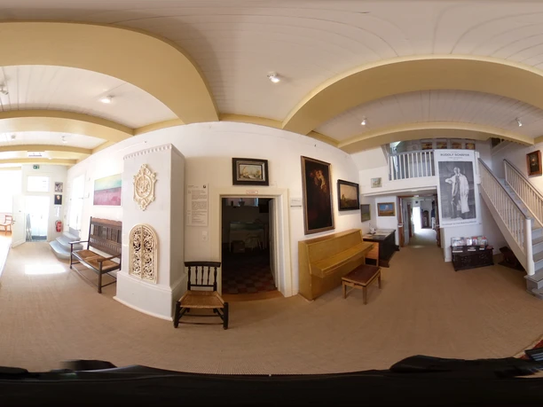 Innenraum im Rudolf-Schäfer-Haus Innenraum im Rudolf-Schäfer-Haus