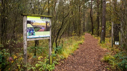 Eingang der Moorerzone im Großen und Weißen Moor Eingang der Moorzone im Großen und Weißen Moor