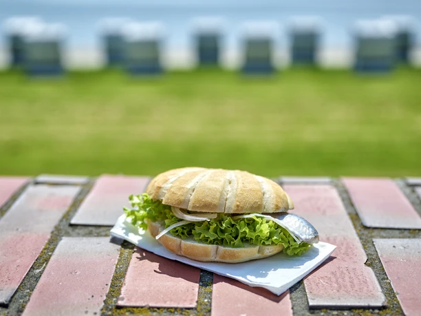 Leckeres Fischbrötchen