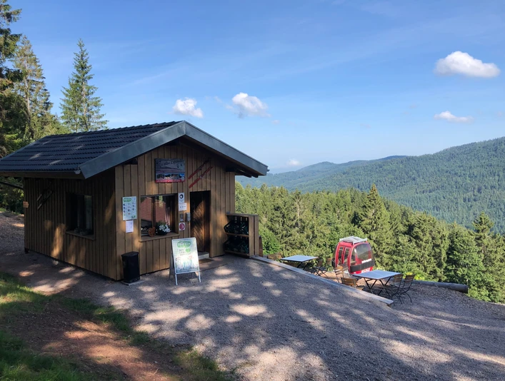 Raststation "s´alte Lifthisli" am Kernhof mit herrlichem Ausblick