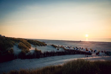 strandabgang-abend-juist Strand Juist
