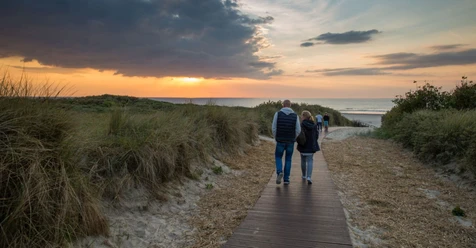 Strandabgang auf Juist - TöwerVital / Warmbadstraße Strandabgang auf Juist - TöwerVital / Warmbadstraße