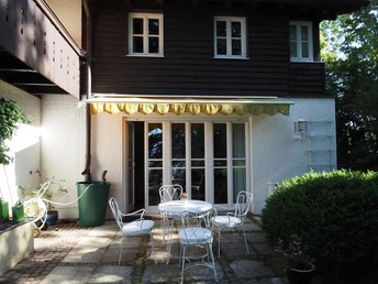 Terrasse der Ferienwohnung