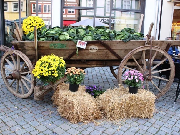 Hamelner Herbstmarkt - Leiterwagen