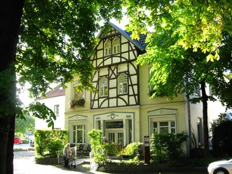 Vakwerk in Bad Laer Op het historische pad in Bad Laer zie je veel vakwerk en andere bezienswaardigheden
