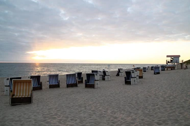 Sonnenuntergang am Strand