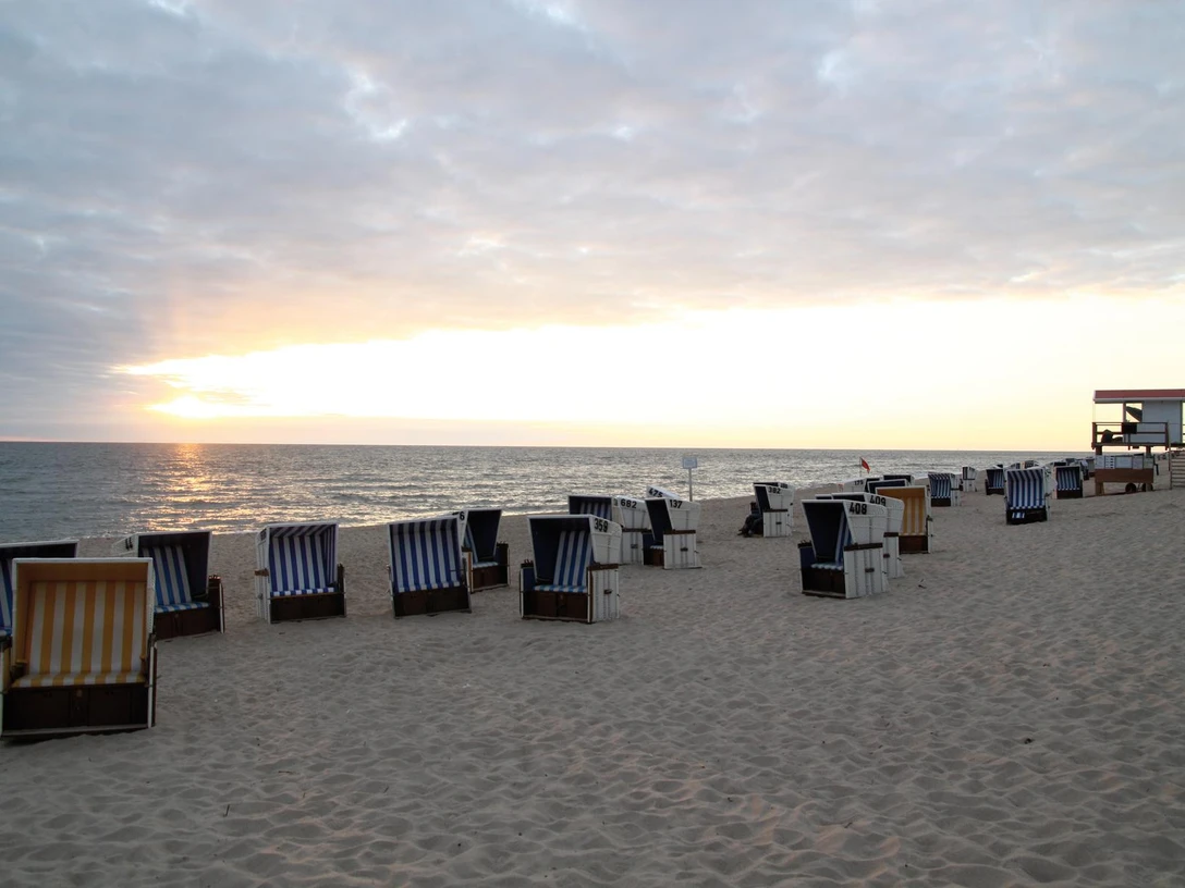 Sonnenuntergang am Strand
