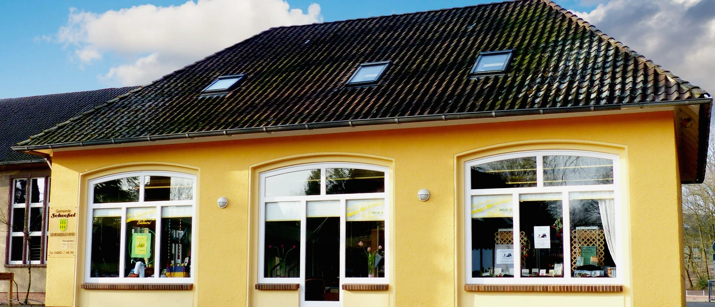 Gemeindebücherei im Ortskern von Scheeßel Gemeindebücherei im Ortskern von Scheeßel