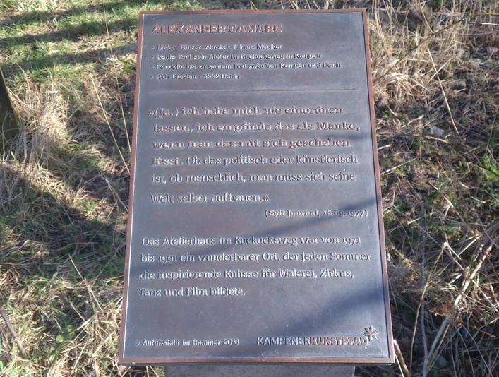 Kunststele Alexander Camaro