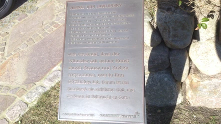 Kunststele Alexej von Jawlensky