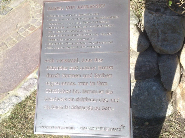 Kunststele Alexej von Jawlensky