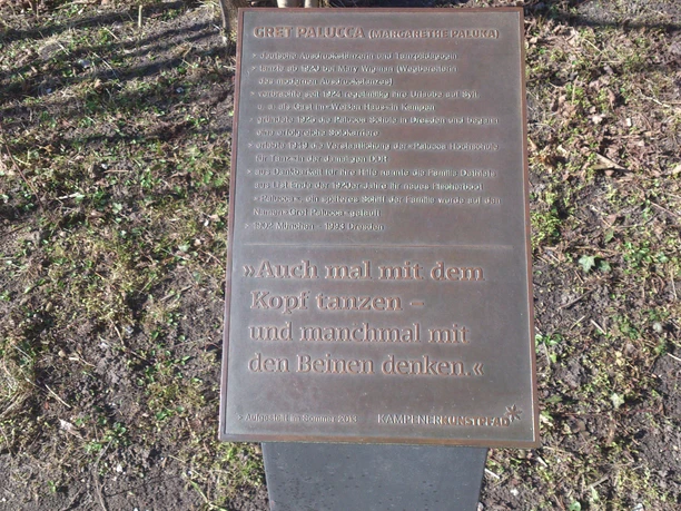 Kunststele Gret Palucca