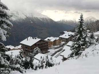 Aussicht im Winter gegen Westen