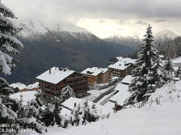 Aussicht im Winter gegen Westen