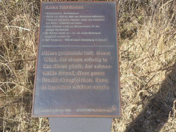 Kunststele Clara Tiedemann