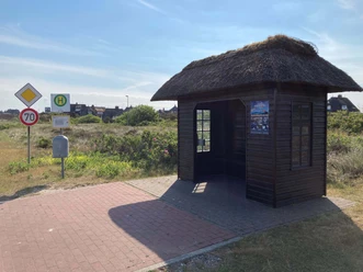 Bushaltestelle Mellhörn Richtung List Bushaltestelle Mellhörn Richtung List auf Sylt