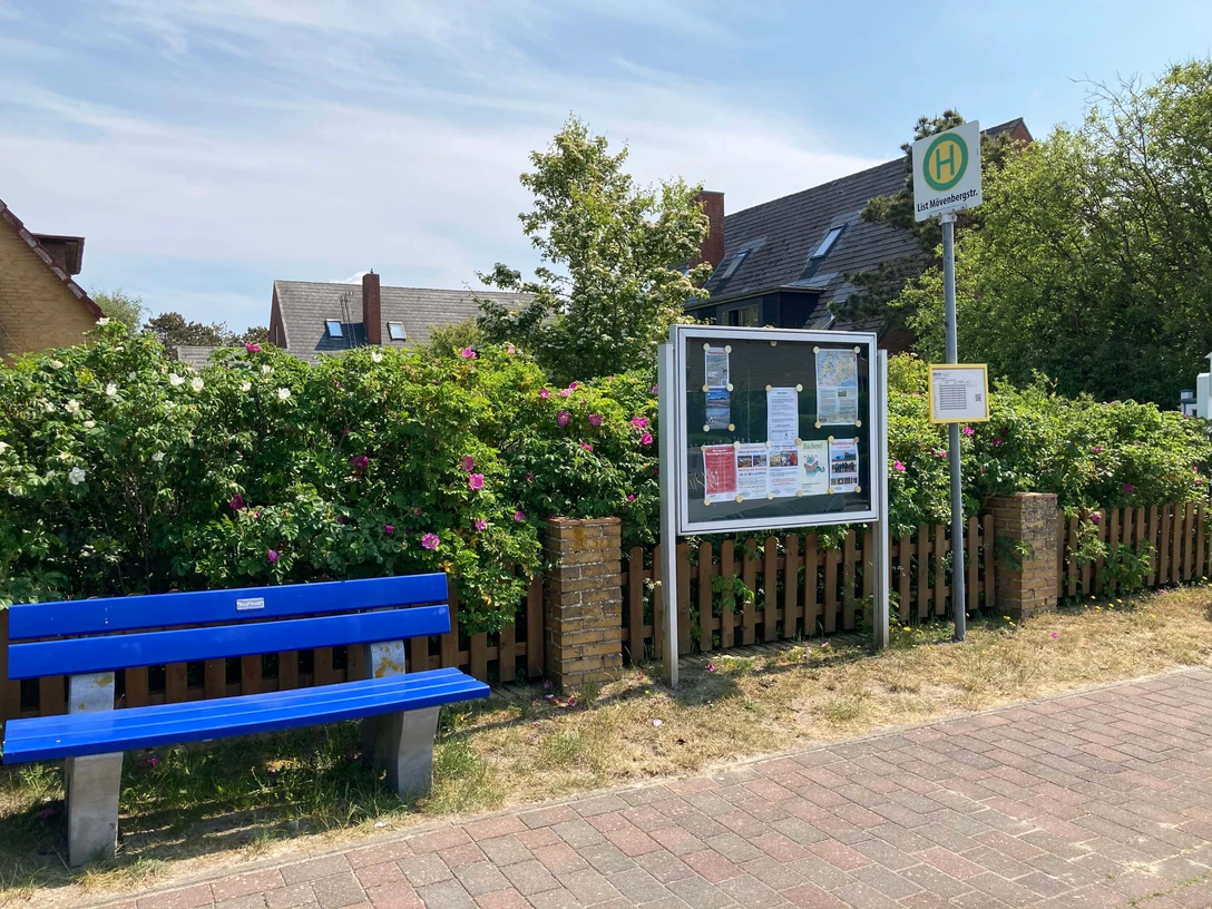 Bushaltestelle Mövenbergstraße Richtung Westerland