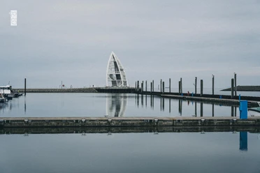 Seezeichen auf Juist.jpg Sea mark on Juist