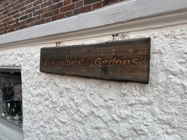 Schrauben und Gedöns - Geschäft auf Juist