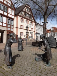 Die Marktweiber auf dem Rotenburger Marktplatz