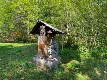 Skulptur «Flöschmandli vom Dachsgraben»