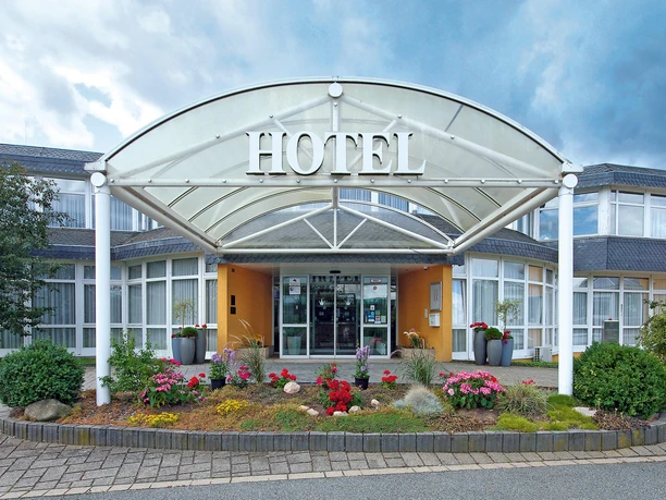 Hoteleingang Avalon