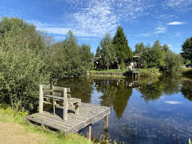 Teich auf dem Campingplatz Heide-Eck Teich auf dem Campingplatz Heide-Eck