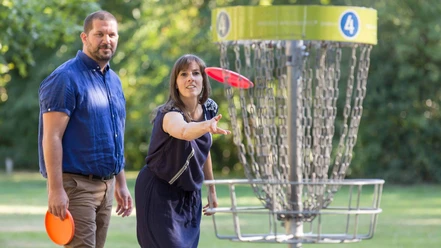 Discgolf im Seeligerpark