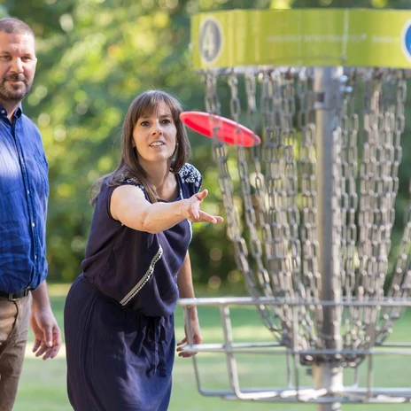 Discgolf im Seeligerpark