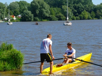 Rudern im Wassersportrevier Vörder See Rudern im Wassersportrevier Vörder See