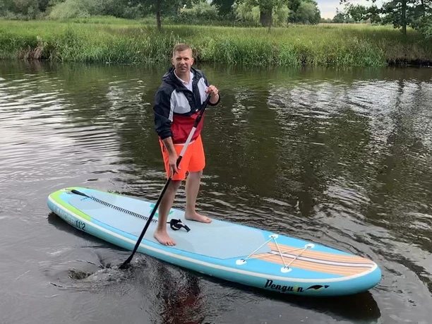 Stand up Paddling auf der Aller Stand up Paddling auf der Aller